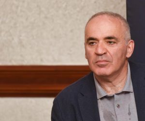06.07.2021., Zagreb - U hotelu Westin odrzana je konferencija za medije uoci sahovskog turnira u Zagrebu. Garry Kasparov Photo: Davorin Visnjic/PIXSELL