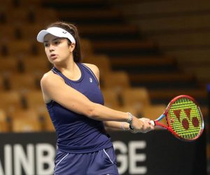 08.11.2022., Rijeka - Trening hrvatske zenske tenis reprezentacije u dvorani Zamet uoci susreta Hrvatske i Njemacke u Billie Jean King kupu. Petra Marcinko   Photo: Goran Kovacic/PIXSELL