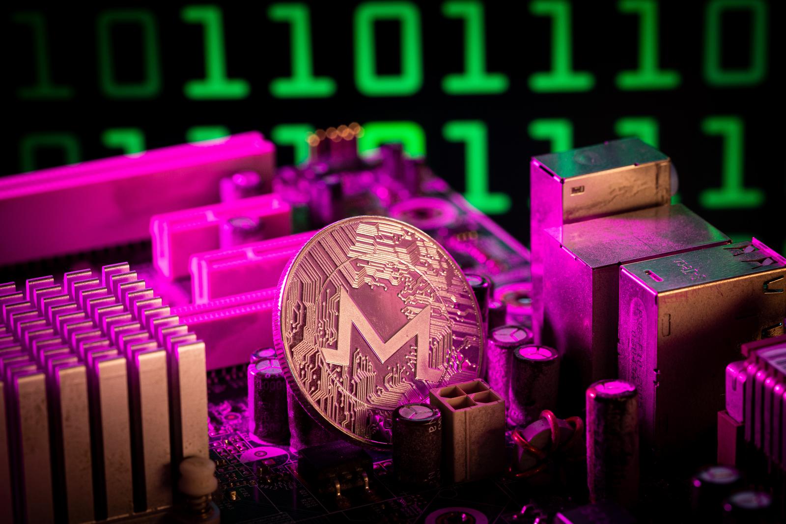 09.05.2022., Zagreb - Iluistracija kriptovaluta. Monero.
  Photo: Davor Puklavec/PIXSELL