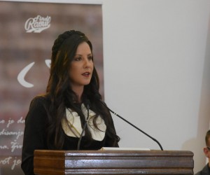 10, May, 2022, Nis - The 8th Forum of Young Scientists, which will present young talents, future scientists from Belgrade, Nis and Kursumlija, was organized by the humanitarian organization "Nadji Raula" with the support of the youth portal Startuj.com, and opened by Tamara Vucic, wife of the President Of Serbia. Tamara Vucic. Photo: Radule Perisic/ATAImages

10, maj, 2022, Nis - 8. Forum mladih naucnika u okviru koga ce se predstaviti mladi talenti, buduci naucnici iz Beograda, Nisa i Kursumlije, organizovala je humanitarna organizacija "Nadji Raula" uz podrsku portala za mlade Startuj.com, a otvorila ga je Tamara Vucic, supruga predsednika Republike Srbije. Photo: Radule Perisic/ATAImages Photo: Radule Perisic/ATAImages/PIXSELL