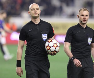12.03.2022., stadion Poljud, Split - Hrvatski Telekom Prva liga, 27. kolo, HNK Hajduk - GNK Dinamo. Sudci Dario Bel i Marjan Tomas    Photo: Ivo Cagalj/PIXSELL