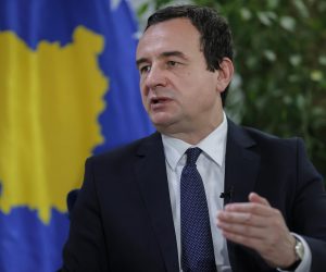 10.09.2022., Pristina, Kosovo - Albin Kurti, premijer Kosova, tijekom intervjua.  Photo: Valdrin Xhemaj/PIXSELL