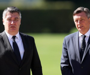 12.09.2022., Brdo kod Kranja, Slovenija - Zoran Milanovic i Borut Pahor sastali se na 11. godisnjem sastanku vrha sefova drzava Procesa Brdo-Brijuni.  Photo: Goran Stanzl/PIXSELL