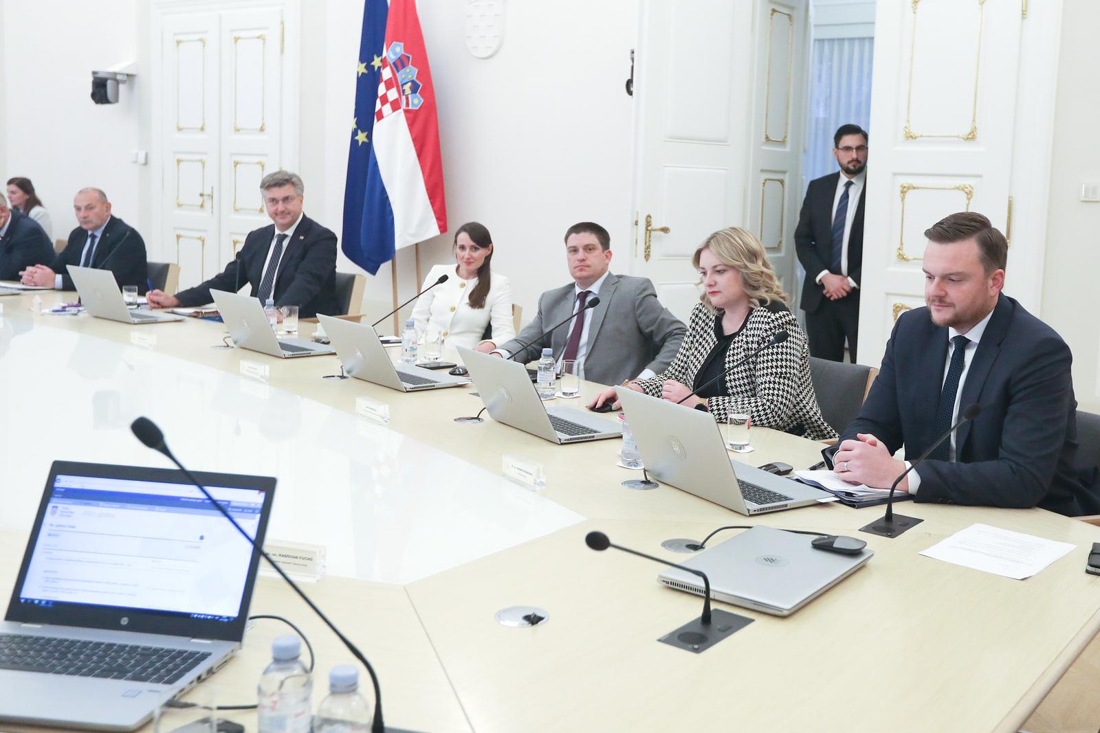 14.11.2022., Zagreb - Na svojoj 166. sjednici odrzanoj u Banskim dvorima Vlada je usvojila Nacrt prijedloga drzavnog proracuna Republike Hrvatske za 2023. godinu i projekcije za 2024. i 2025. godinu.  Photo: Patrik Macek/PIXSELL