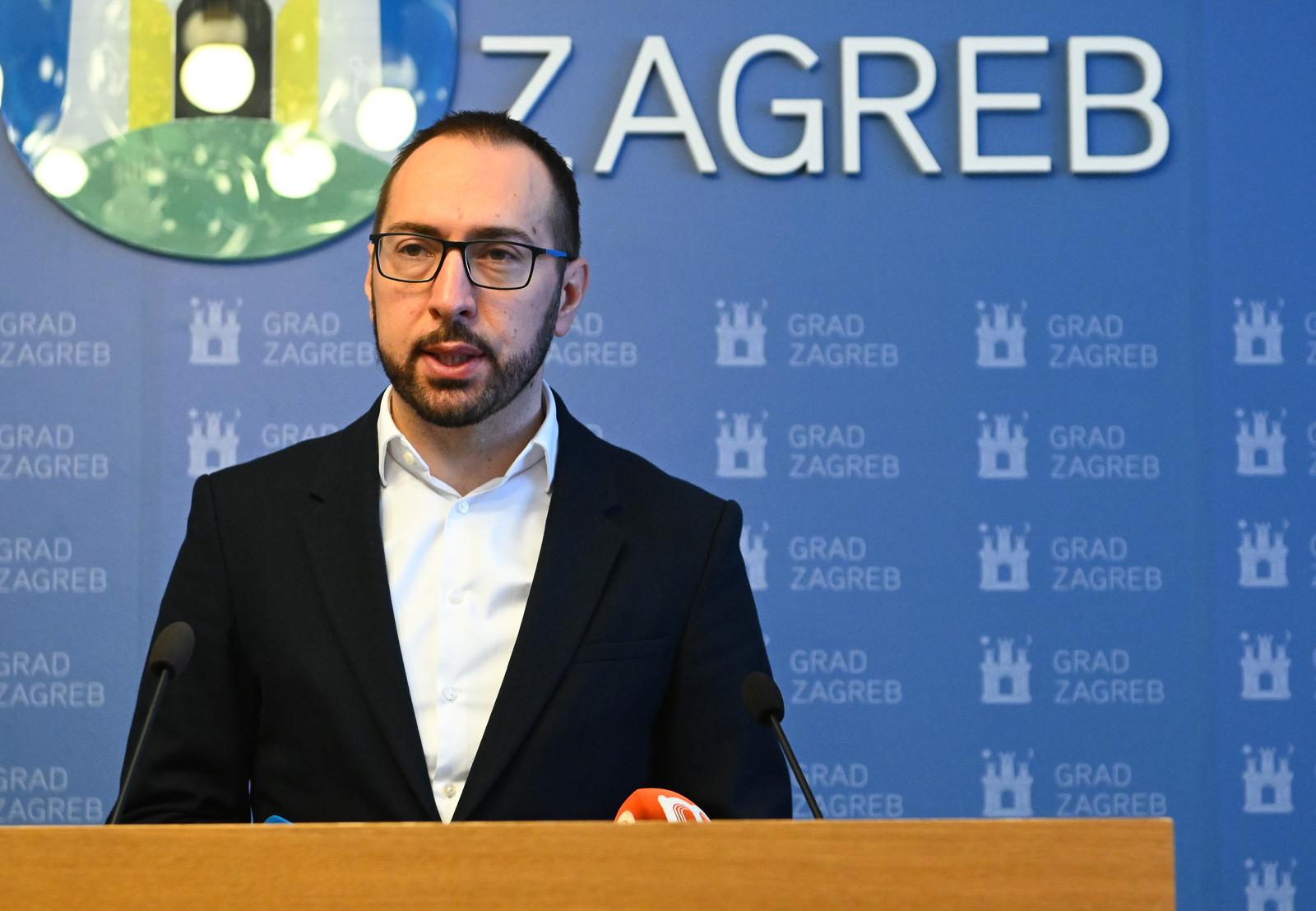 15.11.2022., Zagreb - U Gradskom poglavarstvu gradonacelnik Grada Zagreba Tomislav Tomasevic je sa svojim suradnicima odrzao redovnu konferenciju za medije. Photo: Davorin Visnjic/PIXSELL