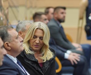 15.11.2022., Banja Luka, Bosna i Hercegovina - Milorad Dodik i Zeljka Cvijanovic polozili su zakletve u Narodnoj skupstini RS, Dodik za Predsjednika RS, a Cvijanovic za srpskog clana Predsjednistva BiH. Photo: Dejan Rakita/PIXSELL