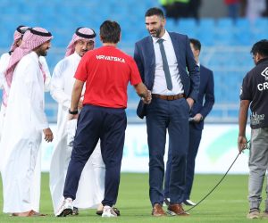 16.11.2022., Prince Faisal bin Fahd stadion, Riyadh, Saudijska Arabija - Prijateljska utakmica, Saudijska Arabija - Hrvatska. Josip Pavic, Zlatko Dalic Photo: Goran Stanzl/PIXSELL