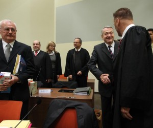 17.10.2014., Muenchen, Njemacka - Pocetak sudjenja Josipu Perkovicu i Zdravku Mustacu za ubojstvo Stjepana Djurekovica 1982. u Njemackoj. rPhoto: Boris Scitar/Vecernji list/PIXSELL