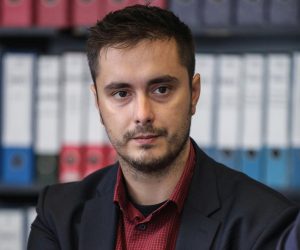 17.10.2019., Zagreb - U prostorijama Hrvatskog helsinskog odbora odrzana je konferencija za medije na temu "Predrasude i mrznja izazovi drustvu i vjerskim zajednicama". Erik Brezovec. Photo: Robert Anic/PIXSELL