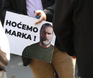 18.10.2022.,Zagreb - Policija ispred Opcinskog kaznenog suda u Ilici uoci sudjenja Marku Franciskovicu Photo: Jurica Galoic/PIXSELL