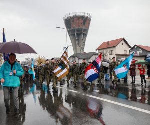 18.11.2022., Vukovar , Obiljezavanje  Dana sjecanja na zrtvu Vukovara 1991. - 2022. Prigodni program "Vukovar - mjesto posebnog Domovinskog pijeteta" pocet ce  u krugu Nacionalne memorijalne bolnice „Dr. Juraj Njavro“, nakon toga ulicama grada Vukovara  krenuti ce Krizni put - Kolona sjecanja do Memorijalnog groblja. Photo: Davor Javorovic/PIXSELL