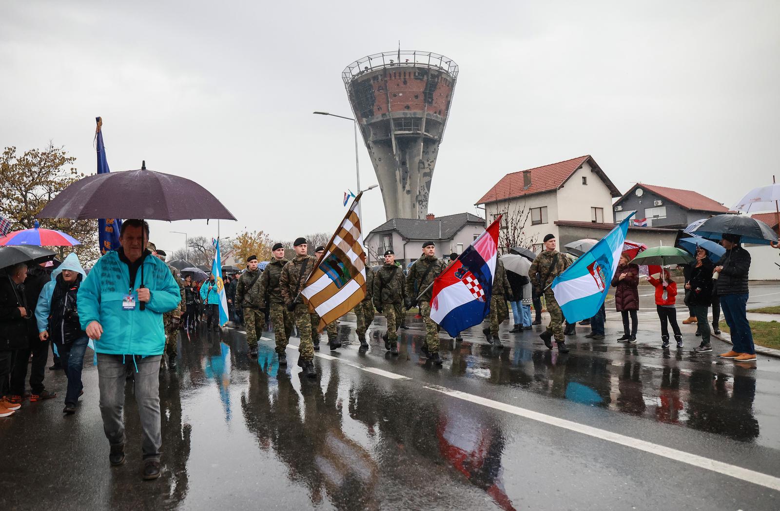 18.11.2022., Vukovar , Obiljezavanje  Dana sjecanja na zrtvu Vukovara 1991. - 2022. Prigodni program "Vukovar - mjesto posebnog Domovinskog pijeteta" pocet ce  u krugu Nacionalne memorijalne bolnice „Dr. Juraj Njavro“, nakon toga ulicama grada Vukovara  krenuti ce Krizni put - Kolona sjecanja do Memorijalnog groblja. Photo: Davor Javorovic/PIXSELL