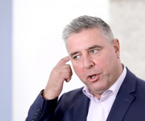 19.10.2022., Zagreb - Na konferenciji za medije odrzanoj u Saboru zastupnik Franko Vidovic govorio je o mogucoj obuci ukrajinskih vojnika u Hrvatskoj. Photo: Patrik Macek/PIXSELL