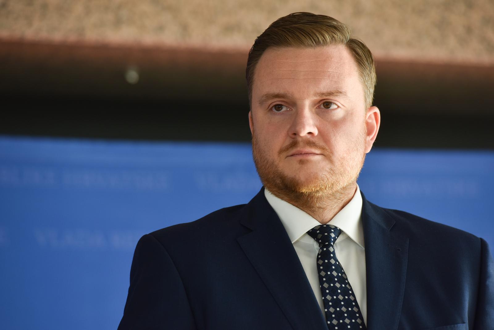 19.10.2022., Zagreb - Nakon sjednice Vlade ministar Marko Primorac dao izjavu za medije. Photo: Davorin Visnjic/PIXSELL