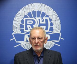 19.11.2022., Zagreb - Potpredsjednik vlade i ministar unutarnjih poslova Davor Bozinovic dao je izjavu za medije na temu Schengena. Photo: Luka Stanzl/PIXSELL