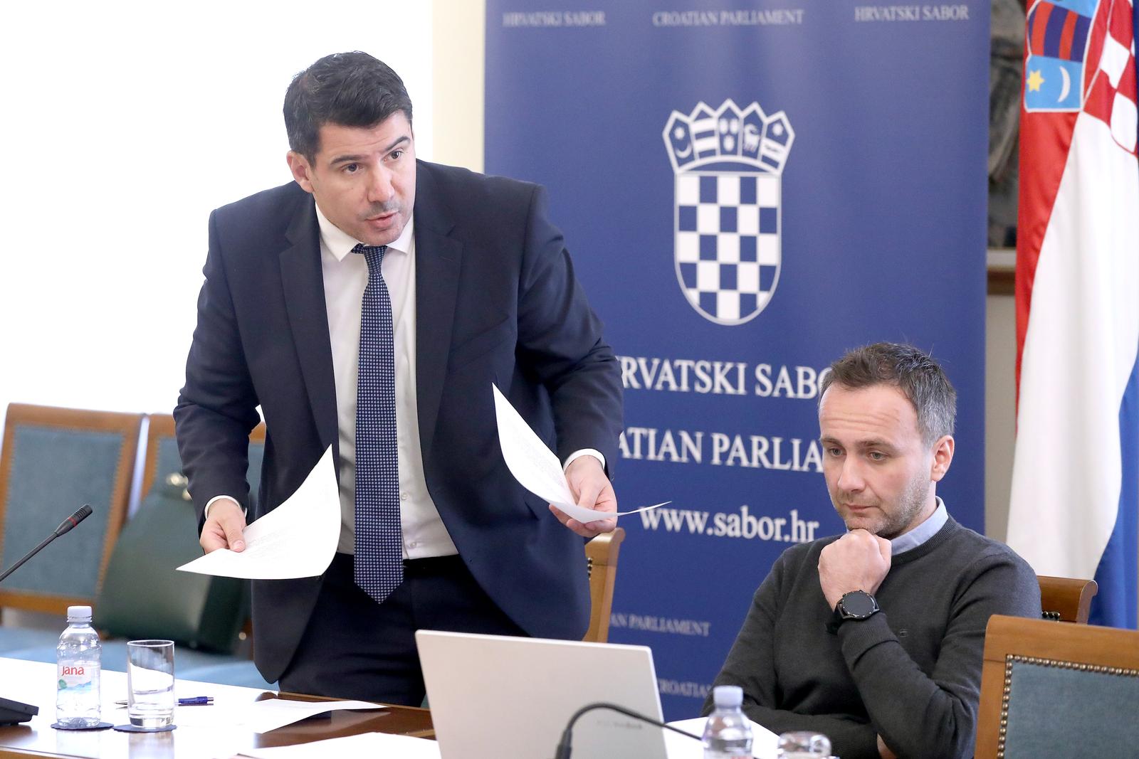 21.09.2022., Zagreb - U Saboru je pocela 24. sjednica Nacionalnog vijeca za pracenje provedbe Strategije suzbijanja korupcije na kojoj bi se, prema najavama Nikole Gmroje, trebao postici dogovor oko stavljanja na dnevni red iduce sjednice slucaja INA. Nikola Grmoja  Photo: Patrik Macek/PIXSELL