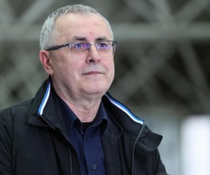 22.02.2022., Zagreb - Sastanak pregovarackih odbora Vlade RH i predstavnika sindikata, o sklapanju temeljnog kolektivnog ugovora za sluzbenike i namjestenike u javnim sluzbama i kolektivnog ugovora za drzavne sluzbenike i namjestenike. Zeljko Stipic. Photo: Marko Prpic/PIXSELL