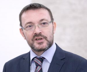 22.09.2022., Zagreb - Na konferenciji za medije odrzanoj u Saboru zastupnik Arsen Bauk komentirao je objavu konacnih rezutata Popisa sytanovnistva 2021.
 Photo: Patrik Macek/PIXSELL