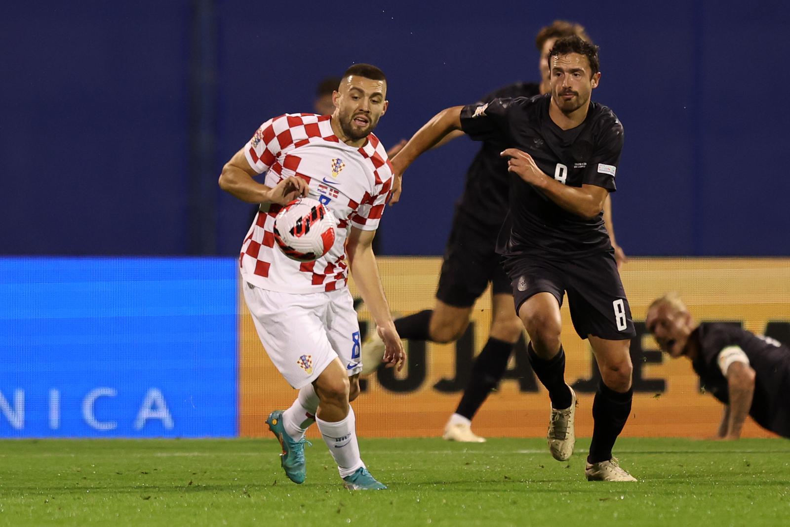 22.09.2022., stadion Maksimir, Zagreb - UEFA Liga Nacija, Liga A, skupina 1, 5. kolo, Hrvatska - Danska. Photo: Goran Stanzl/PIXSELL