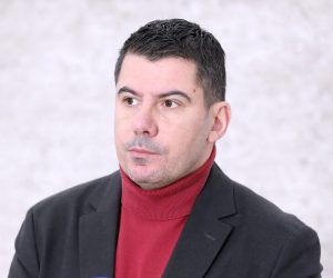 23.11.2022., Zagreb - Na konferenciji za medije odrzanoj u Saboru zastupnik Nikola Grmoja komentirao je slucaj Damira Sabljaka i druge aktualne teme. Photo: Patrik Macek/PIXSELL