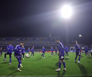 24.10.2022., stadion Maksimir, Zagreb -  Trening nogometasa GNK Dinama uoci utakmice 5. kola UEFA Lige prvaka izmedju GNK Dinama - AC Milan. Luka Ivanusec, Marko Bulat. Photo: Luka Stanzl/PIXSELL