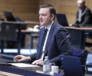 24.11.2022., Zagreb - U Nacionalnoj i sveucilisnoj knjiznici odrzana je redovita sjednica Vlade Republike Hrvatske. Marko Primorac, ministar financija Photo: Robert Anic/PIXSELL