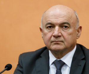 25.01.2022., Zagreb - Tribina suceljavanja u Matici hrvatskoj - Euro - da ili ne? Ljubo Jurcic.
   Photo: Davor Puklavec/PIXSELL