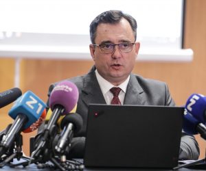 26.11.2021., Zagreb - Konferencija za medije u organizaciji Fonda za obnovu Grada Zagreba na kojoj je govorio ravnatelj Fonda Damir Vandjelic. Photo: Robert Anic/PIXSELL