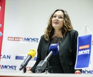 27.09.2015., Zagreb - Otvorenje prostorija Mosta nezavisnih lista u Smiciklasovoj ulici.  Ruzica Vukovic. "nPhoto: Petar Glebov/PIXSELL
