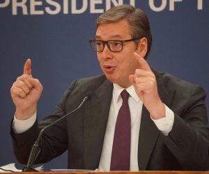27, October, 2022, Belgrade - Press conference of the President of the Republic of Serbia, Aleksandar Vucic, after the session of the National Security Council held in the Palace of Serbia. Aleksandar Vucic. Photo: M.M./ATAImages

27, oktobar, 2022, Beograd - Konferencija za novinare predsednika Republike Srbije Aleksandra Vucica posle sednice Saveta za nacionalnu bezbednost koja je odrzana u Palati Srbija. Photo: M.M./ATAImages Photo: M.M./ATAImages/PIXSELL