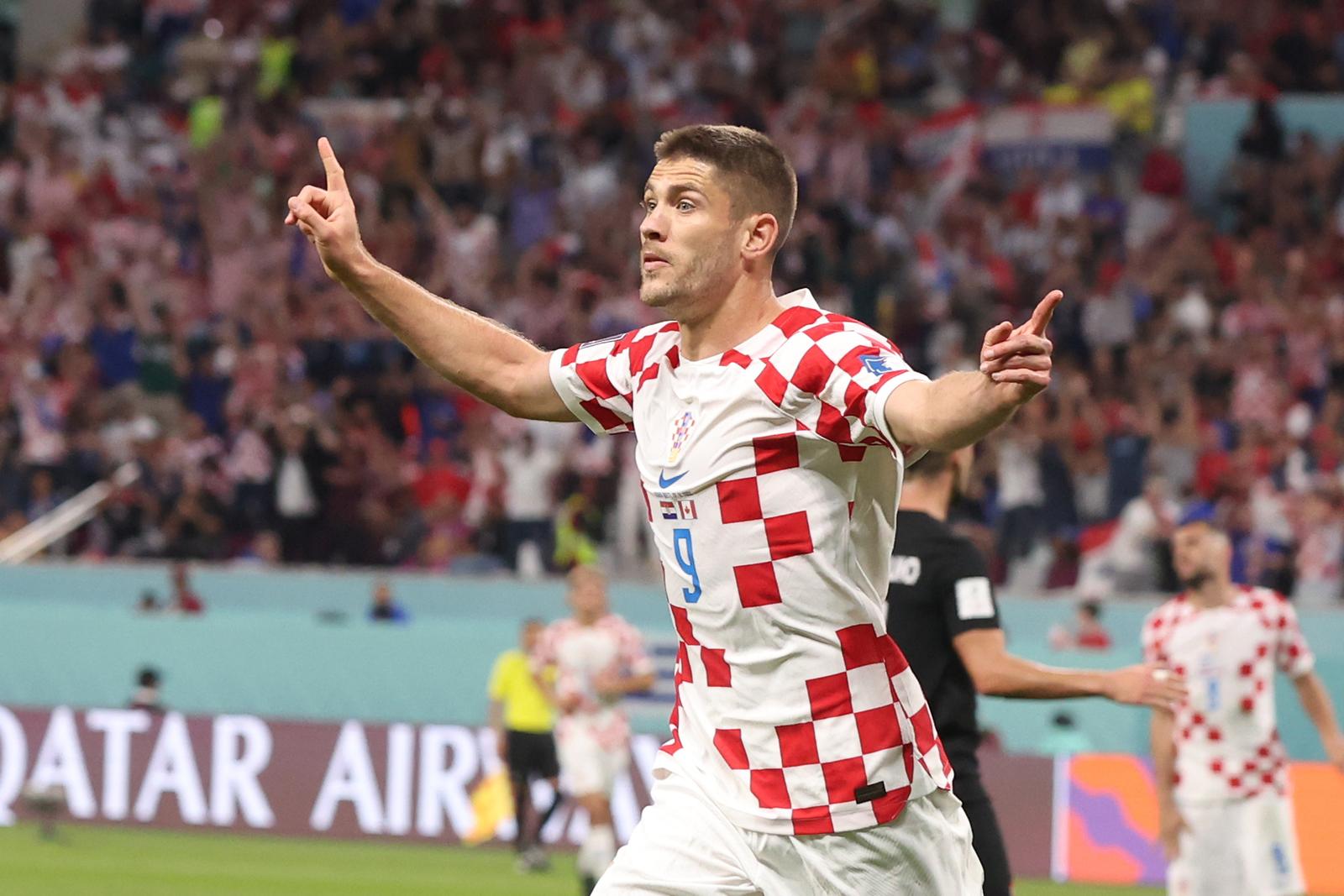 27.11.2022., Khalifa International stadion, Katar - FIFA Svjetsko prvenstvo, skupina F, 2. kolo, Hrvatska - Kanada. Andrej Kramaric Photo: Goran Stanzl/PIXSELL