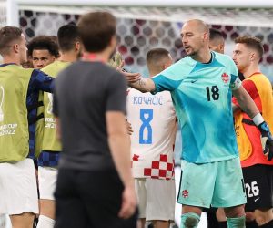 27.11.2022., Khalifa International stadion, Katar - FIFA Svjetsko prvenstvo, skupina F, 2. kolo, Hrvatska - Kanada. Milan Borjan Photo: Goran Stanzl/PIXSELL