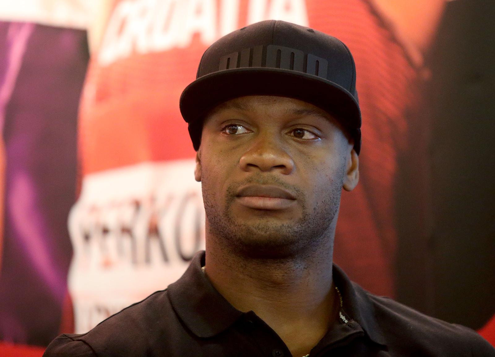 28.08.2017., Zagreb, hotel Panorama - Zagreb - Konferencija za medije gradolnacelnika Milana Bandica i zvijezda IAAF World Challenge mitinga Zagreb 2017 - 67. Hanzekovicevog memorijala. Asafa Powell."nPhoto: Igor Kralj/PIXSELL"n"n