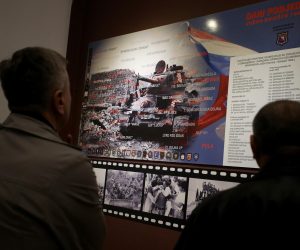 30.03.2017., Zagreb - Otvorenje izlozbe Dubrovnik u domovinskom ratu 1991-1995. u Hrvatskom povijesnom muzeju.r"nPhoto: Igor Kralj/PIXSELLr"n
