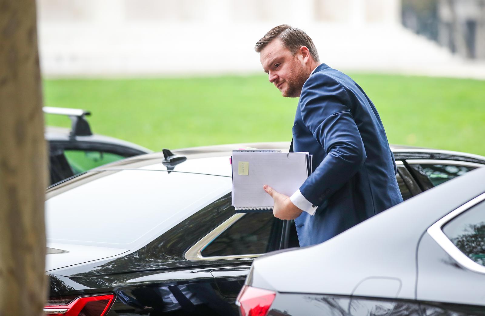 31.10.2022., Zagreb - Dolazak clanova HDZ-a u sredisnjicu stranke na Trgu zrtava fasizma na sjednicu sireg Predsjednistva stranke. Marko Primorac   Photo: Slavko Midzor/PIXSELL