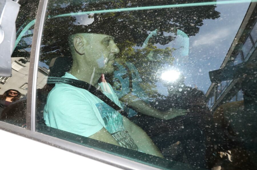28.08.2022., Zagreb - Privodjenje Damira Skugora na ispitivanje u USKOK u Vlaskoj ulici. Photo: Jurica Galoic/PIXSELL