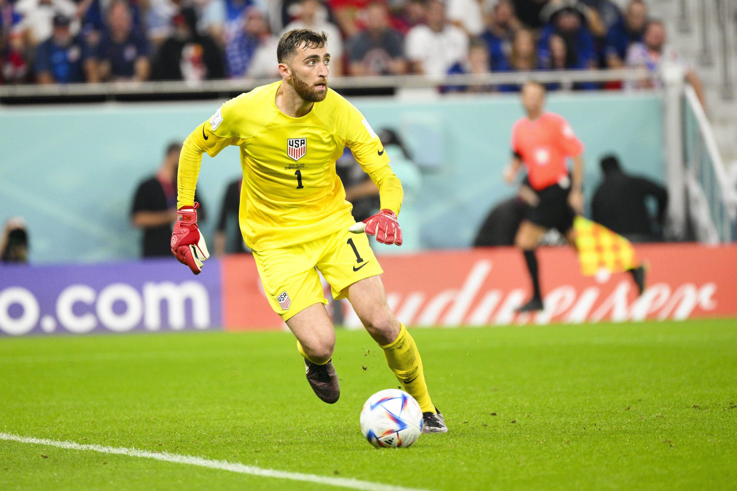 TURNER Matt usa FOOTBALL : Iran vs USA - Groupe B - coupe du Monde Qatar 2022 - 29/11/2022 JBAutissier/Panoramic PUBLICATIONxNOTxINxFRAxITAxBEL
