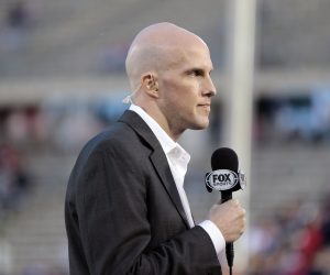 October 10, 2014: Grant Wahl. The Men's National Team of the United States and the Men's National Team of Ecuador played to a 1-1 draw in an international friendly at Rentschler Field in East Hartford, CT.  (Icon Sportswire via AP Images)