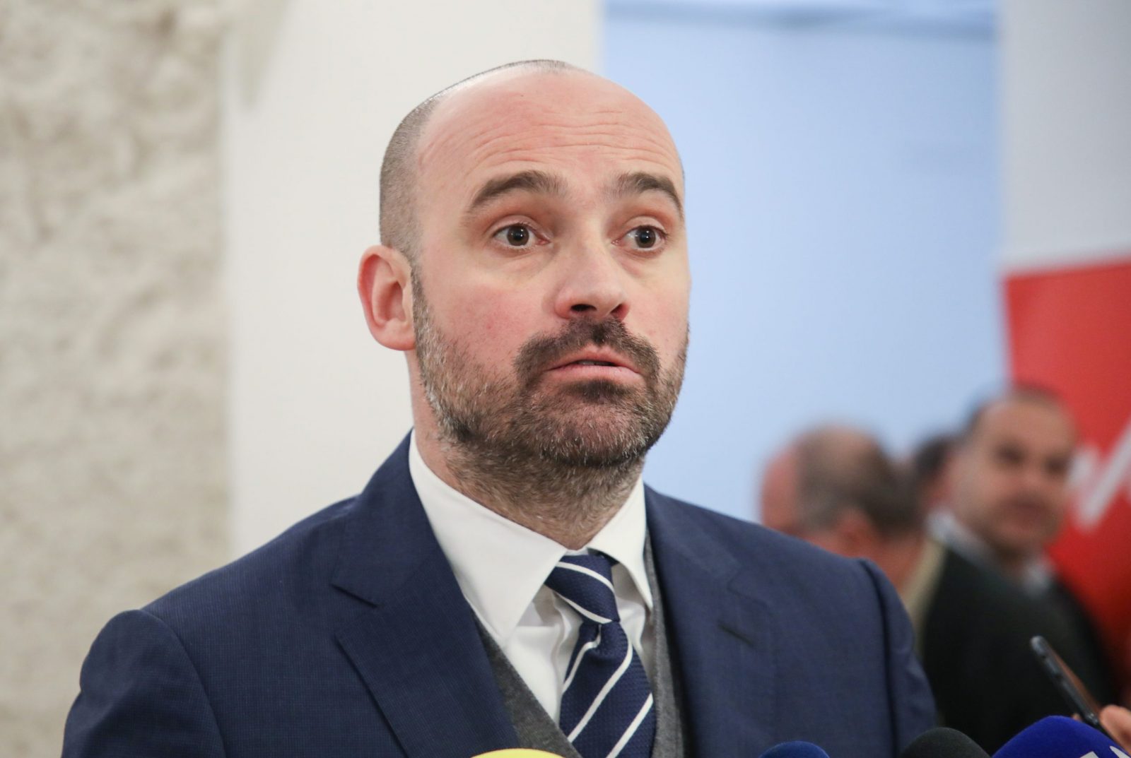 Zagreb, 14.12.2022 - Hrvatski sabor, izjava za medije ministra Ivana Paladine. Na fotografiji Ivan Paladina.
foto HINA/ Admir BULJUBAŠIĆ/ abu