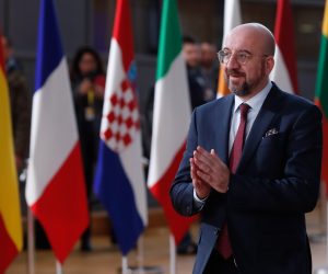 epa10366813 European Council President Charles Michel arrives for a European Council in Brussels, Belgium, 15 December 2022. EU leaders will meet in Brussels on the day to discuss Russia's war against Ukraine, energy and economy, security and defense issues as well as the EU's southern neighborhood and external relations.  EPA/STEPHANIE LECOCQ