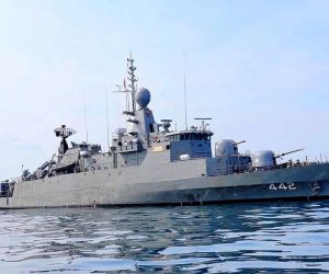 epa10373642 (FILE) - An undated handout file photo made available by the Royal Thai Navy (RTN) on 19 December 2022 shows the Royal Thai Navy Ratanakosin-class corvette, HMS Sukhothai in the Gulf of Thailand. The Royal Thai Navy ship HTMS Sukhothai, carrying over 100 crew, capsized and sank in rough seas in the Gulf of Thailand on late 18 December night. Authorities rescued most of the crew and a search for 31 missing sailors continued on 19 December, Thai Navy spokesman Pogkrong Monthardpalin said.  EPA/THE ROYAL THAI NAVY HANDOUT -- MANDATORY CREDIT -- BEST QUALITY AVAILABLE -- HANDOUT EDITORIAL USE ONLY/NO SALES