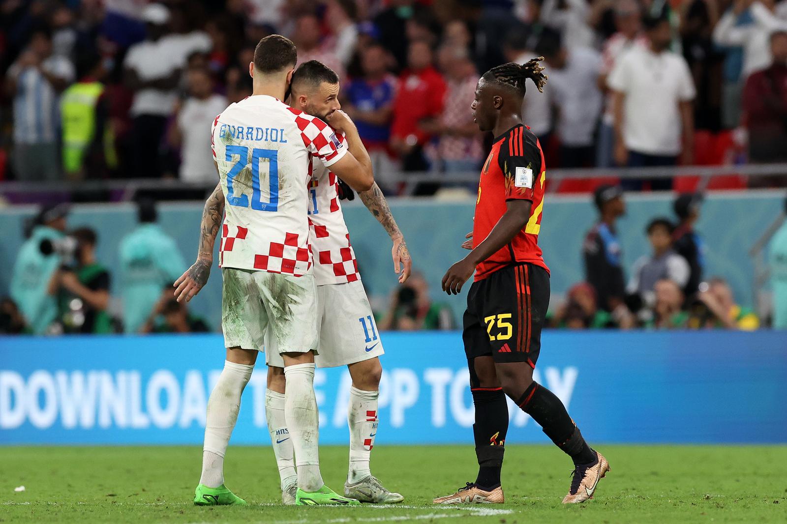 01.12.2022., stadion Ahmad Bin Ali, Al Rayyan, Katar - FIFA Svjetsko prvenstvo, skupina F, 3. kolo, Hrvatska - Belgija. Photo: Goran Stanzl/PIXSELL