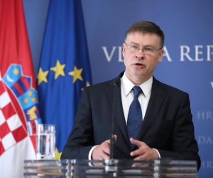 02.06.2022., Zagreb - Konferencija za medije nakon sastanka predsjednika Vlade Andreja Plenkovica i izvrsnog potpredsjednika Europske komisije za Valdisa Dombrovskisa.  Photo: Sanjin Strukic/PIXSELL