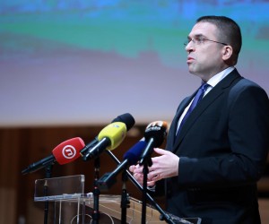 04.11.2022., Zagreb - U Muzickoj akademiji Sveucilista u Zagrebu odrzana je svecana sjednica povodom obiljezavanja 246. obljetnice i Dana Pravnog fakulteta Sveucilista u Zagrebu. Tomislav Sokol. Photo: Sanjin Strukic/PIXSELL