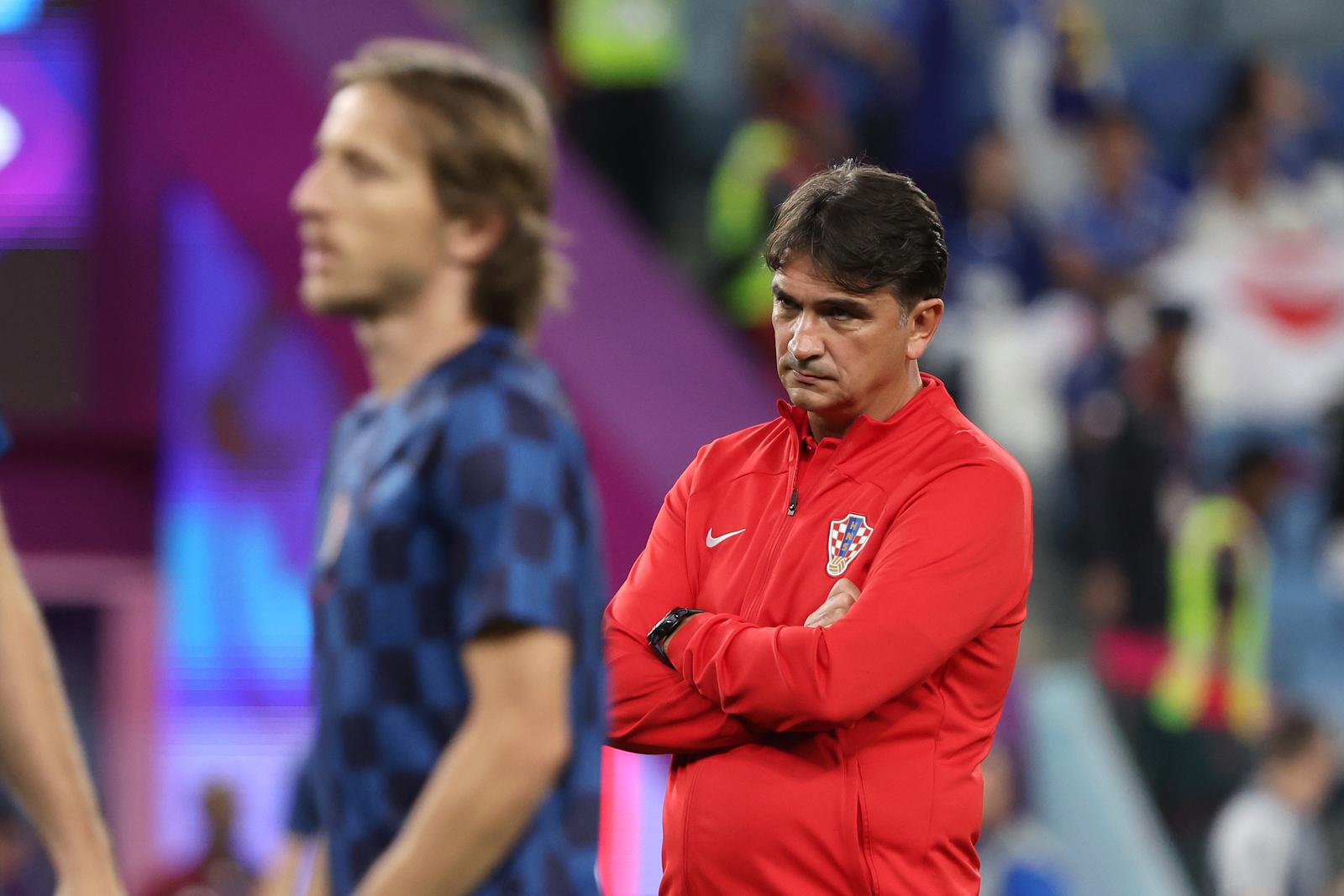 05.12.2022., stadion Al Janoub, Al Wakrah, Katar - FIFA Svjetsko prvenstvo, osmina finala, Japan - Hrvatska. izbornik hrvatske nogometne reprezentacije Zlatko Dalic Photo: Goran Stanzl/PIXSELL