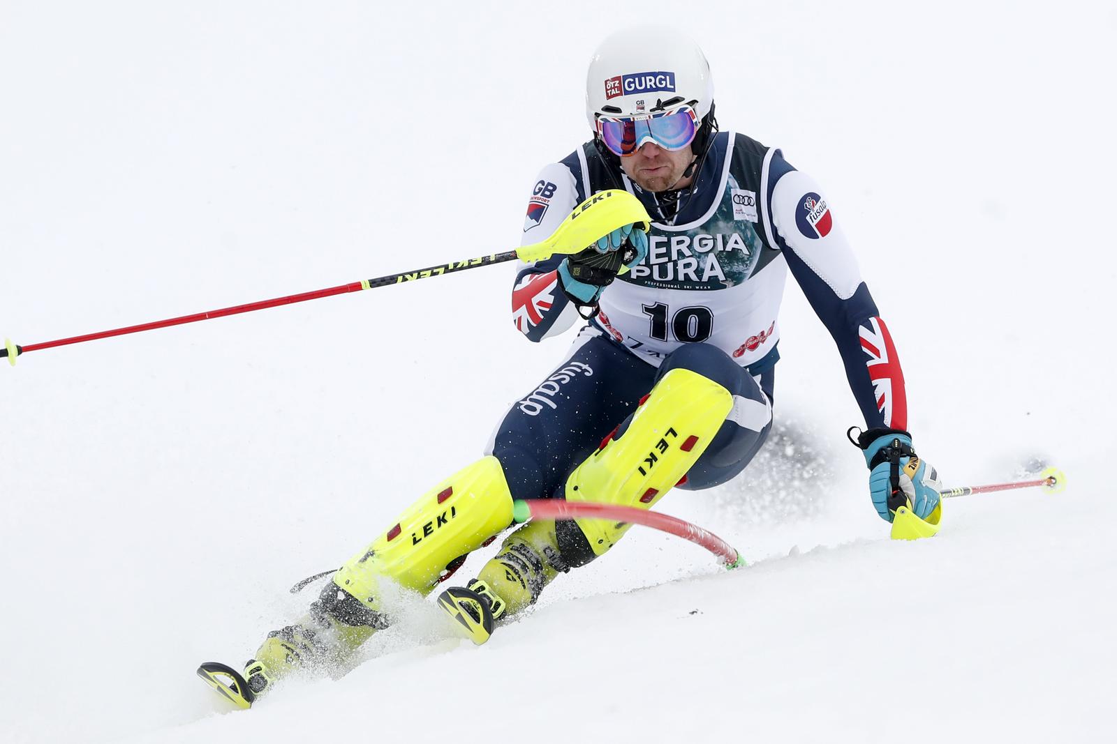 06.01.2022., Zagreb - Prva voznja muskog slaloma Audi FIS Svjetskog skijaskog kupa Snow Queen Trophy 2022. Dave Ryding Photo: Slavko Midzor/PIXSELL