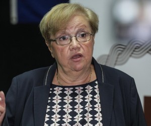 07.10.2020., Zagreb - U dvorani Chromosovog tornja odrzana Skupstina Matice umirovljenika. Na skupu je sedamdesetak  predstavnika raspravljalo o aktualnom mirovinskom trenutku te su zauzeli stavove o najvaznijim problemima umirovljenika i starijih osoba i nacinu njihovog rjesavanja. Skupstinu je otvorila Visnja Fortuna, prerdsjednica Matice umirovljenika Hrvatske.rPhoto: Robert Anic/PIXSELL