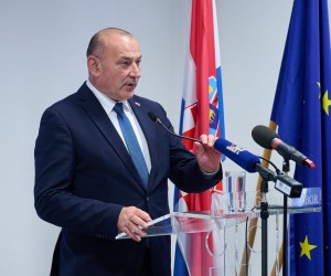 07.11.2022., Zagreb - Svecanost obiljezavanja Dana Hrvatskog generalskog zbora (HGZ) u nazocnosti visokih gostiju i clanova HGZ-a. Istom prigodom odrzana je svecana prisega novih clanova udruge, te su urucena najvisa priznanja Hrvatskog generalskog zbora.Tomo Medved Photo: Davor Puklavec/PIXSELL