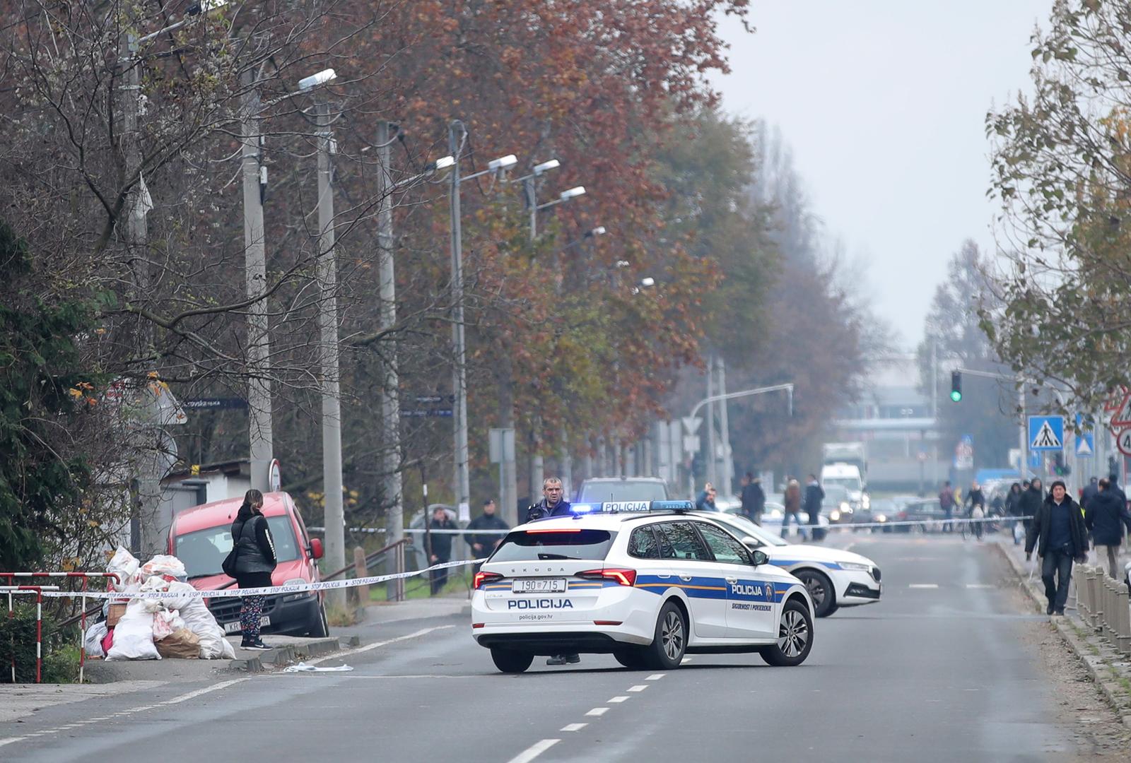 07.12.2022., Zagreb - U ulici Donje Svetice nesto prije 12 sati doslo je do oruzanog sukoba nekoliko osoba, potom i ranjavanje jedne od njih. Policijski ocevid je u tijeku.  Photo: Matija Habljak/PIXSELL