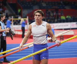 07, March, 2022, Belgrade - The Belgrade Indoor Meeting competition from the world silver series gathered 140 competitors from 34 countries under the arches of the Stark Arena.Armand Duplantis. Photo: M.M./ATAImages

07, mart, 2022, Beograd  - Belgrade Indoor Meeting takmicenje iz svetske silver serije okupilo je pod svodovima Stark arene 140 takmicara iz 34 zemlje. Photo: Antonio Ahel/ATAImages. Photo: M.M./PIXSELL